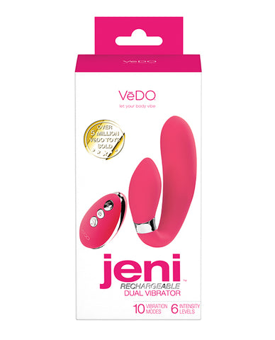 VeDO Jeni C-Shaped Dual Motor Vibe w/Remote