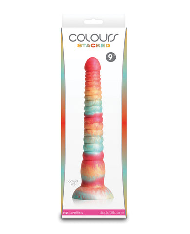 Colours Stacked 9" Dildo