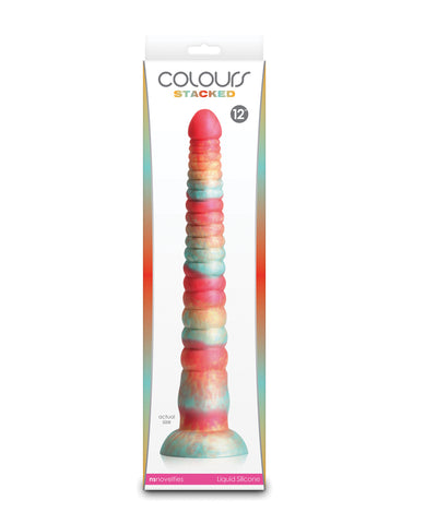 Colours Stacked 12" Dildo