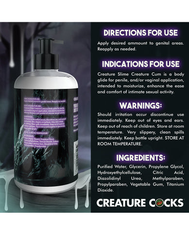 Creature Slime - Creature Cum Unscented Jizz Lubricant