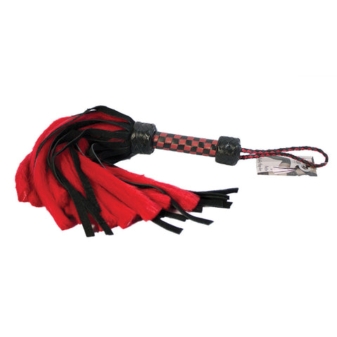 Suede and Fluff Mini Flogger