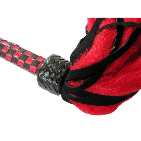 Suede and Fluff Mini Flogger