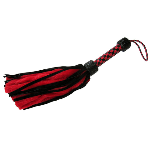 Suede and Fluff Mini Flogger