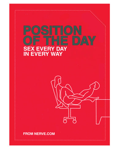 Position Of The Day Sex Every Day In Every Way Book