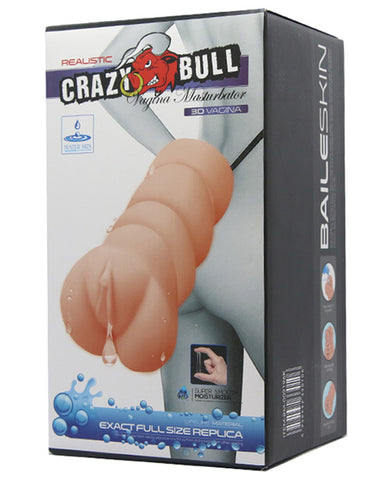 Crazy Bull No Lube Vagina Masturbator Sleeve - Light