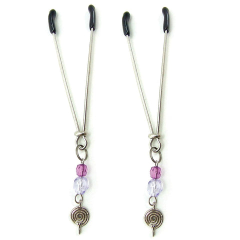 Sex Kitten Clamps Purple Swirls