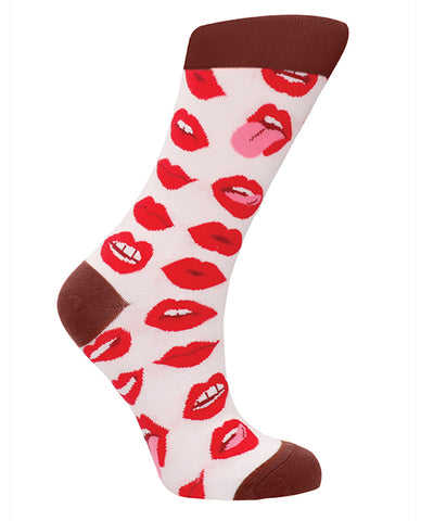 Shots Sexy Socks Lip Love - Female