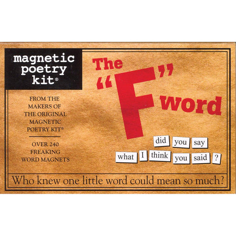 Magnetic Poetry Kit: The F Word