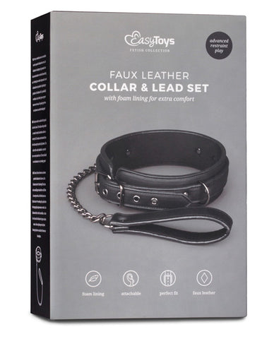 Easy Toys Fetish Collar with Leash