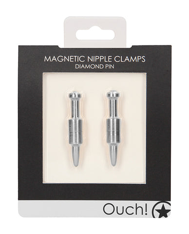 Shots Ouch Diamond Pin Magnetic Nipple Clamps