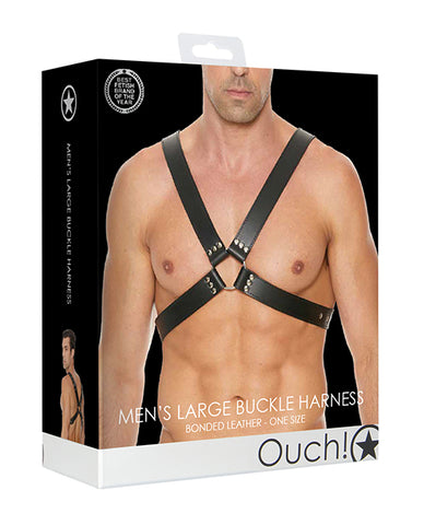 Shots Ouch Men's Large Buckle Harness