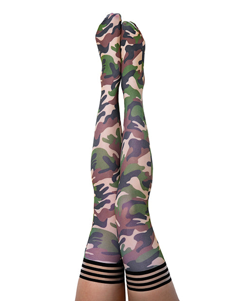 Kix'ies Alex Thigh High Camouflage