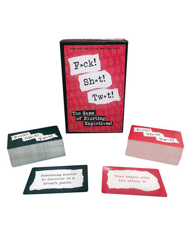 F Ck! Sh T! Tw T! Card Game