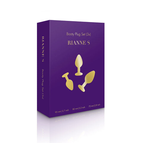 RIanne S Booty Plug Set 2-Pack - Gold