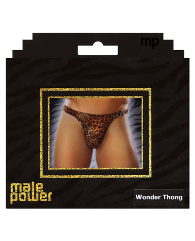 Male Power Wonder Thong Animal Print