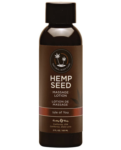 Earthly Body Hemp Seed Massage Lotion