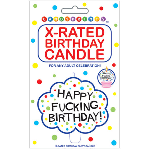 X-Rated Birthday CandleHappy F***ing Birthday!