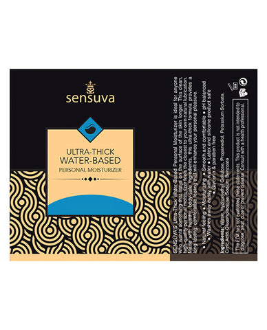 Sensuva Ultra Thick Water Based Personal Moisturizer