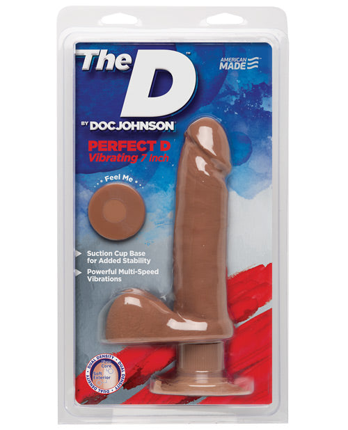 The D Perfect D Vibrating Ultraskyn Dildo