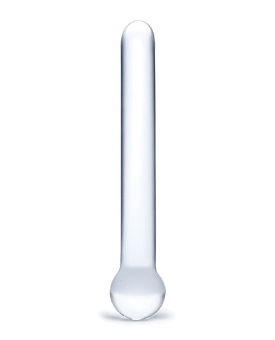 Glas 7" Straight Glass Dildo - Clear