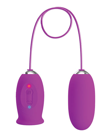 Pretty Love Daisy Silicone Licker Plus Egg - Fuchsia