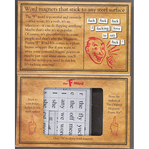 Magnetic Poetry Kit: The F Word