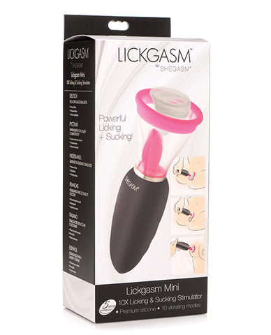Inmi Shegasm Lickgasm Mini 10x Licking & Sucking Stimulator