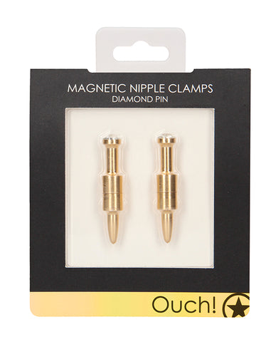 Shots Ouch Diamond Pin Magnetic Nipple Clamps
