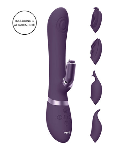 Shots Vive Etsu  Pulse G-spot Rabbit W/interchangeable Clitoral Attachments