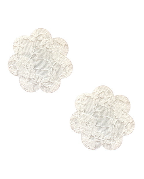 Neva Nude Lace Petal Flower Pasties - O/s