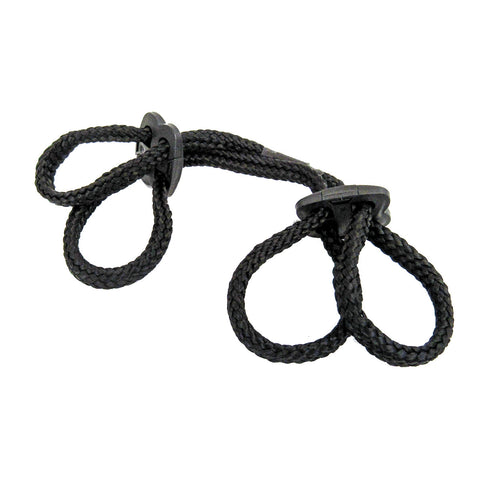 Voodoo Silky Soft Double Wrist Cuffs Black