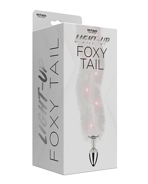 Foxy Tail Light Up Faux Fur Butt Plug