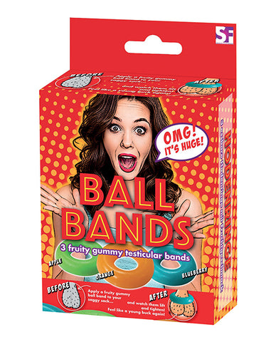 Gummy Ball Bands - 3 Pack Assorted