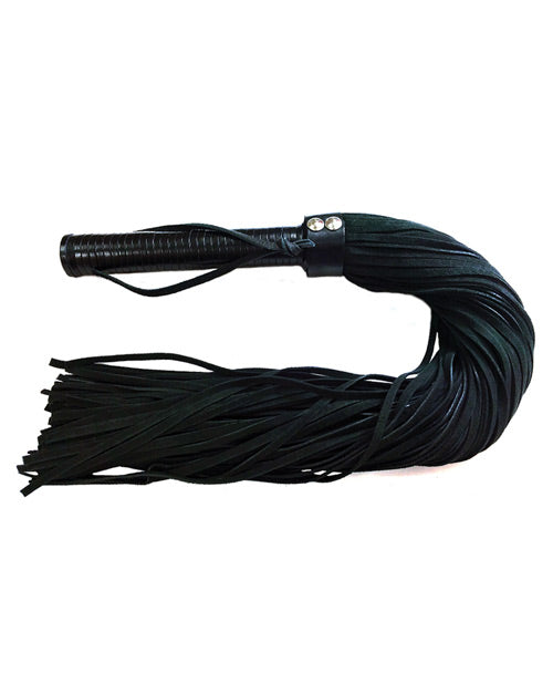 Rouge Suede Flogger W/leather Handle