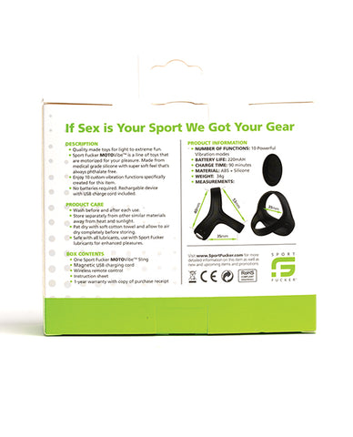 Sport Fucker Motovibe Sling Cockring W/remote