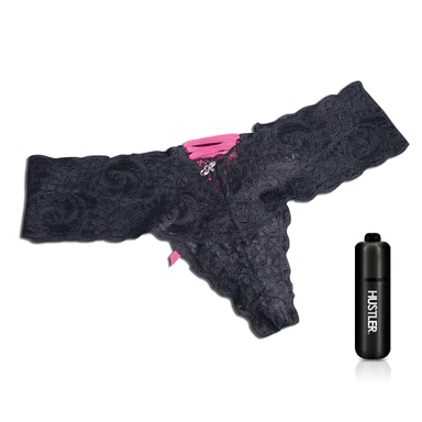 Hustler Vibrating Panties with Bullet