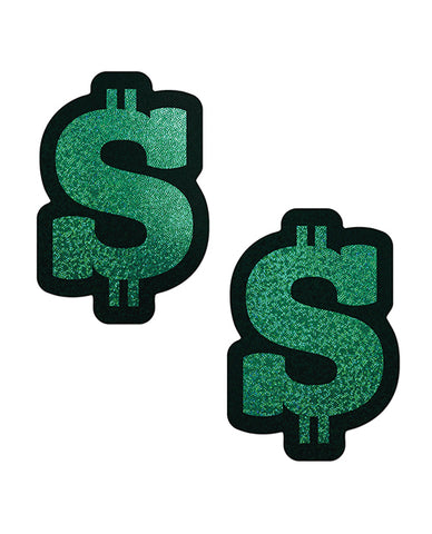 Pastease Money Glitter Dollar Sign Nipple Pasties