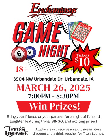 Enchantasys Game Night (Urbandale, IA)