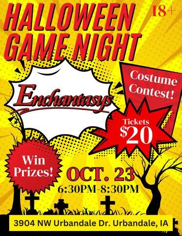Tickets: Halloween Game Night (Urbandale, IA)