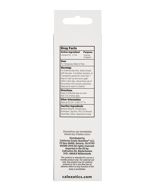 Product packaging with text and branding on a white background