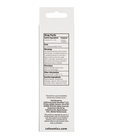 Product packaging with text and branding on a white background