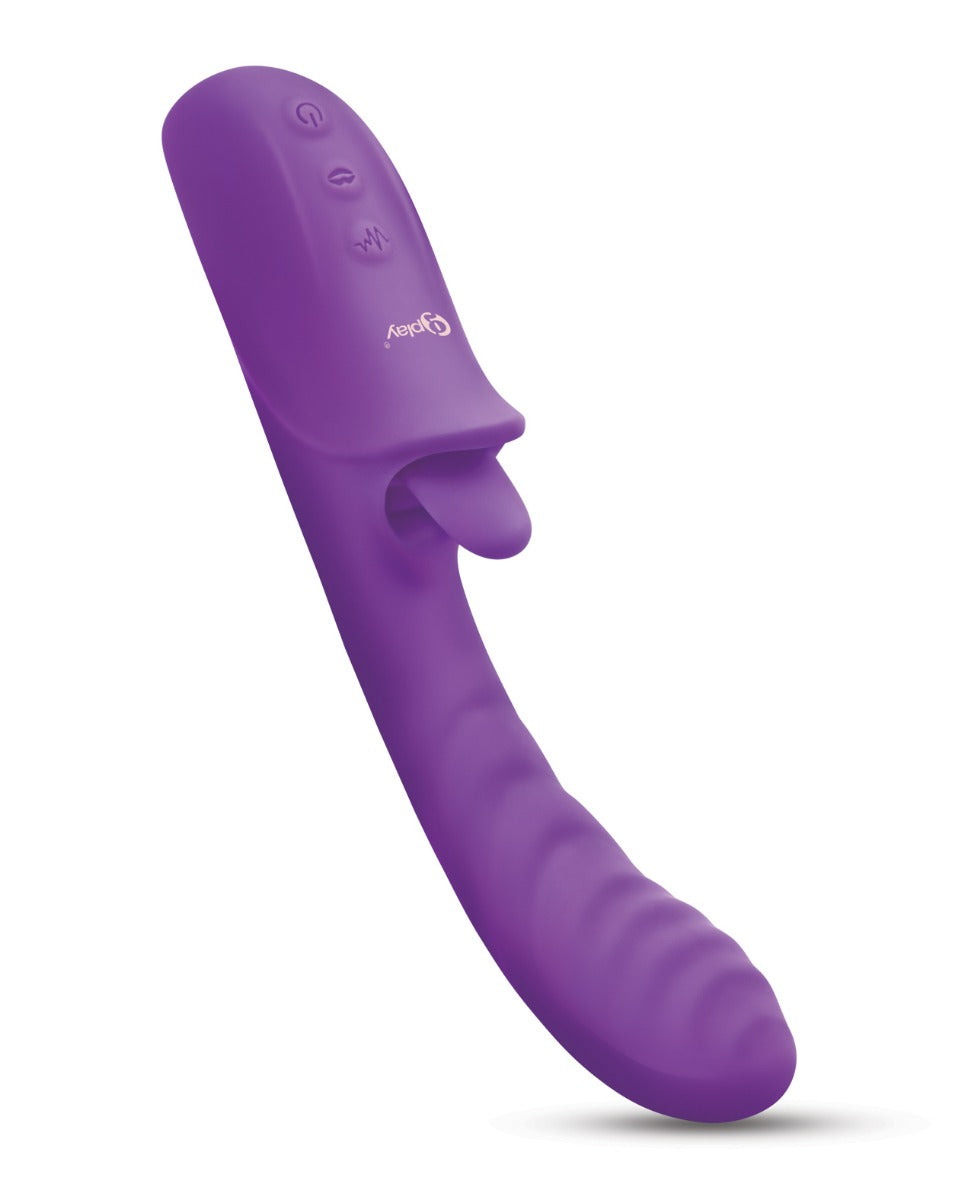 Advanced pleasure device with ergonomic curved design