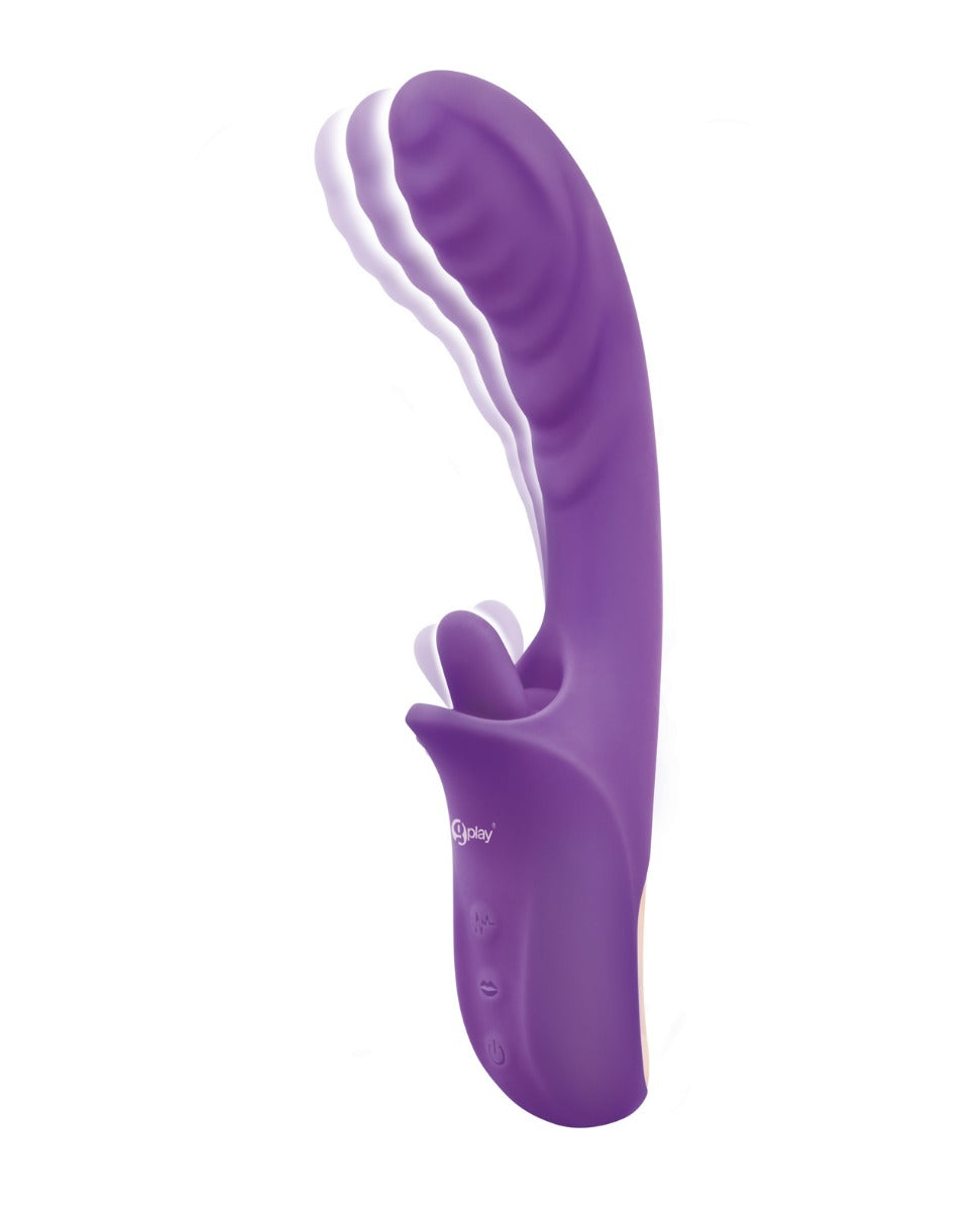 Advanced pleasure device with ergonomic curved design and unique vibration patterns