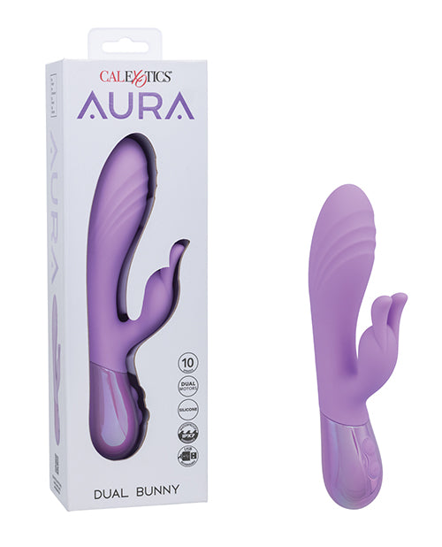 Aura Dual Bunny affordable rabbit vibrator ergonomic dual stimulation boxed