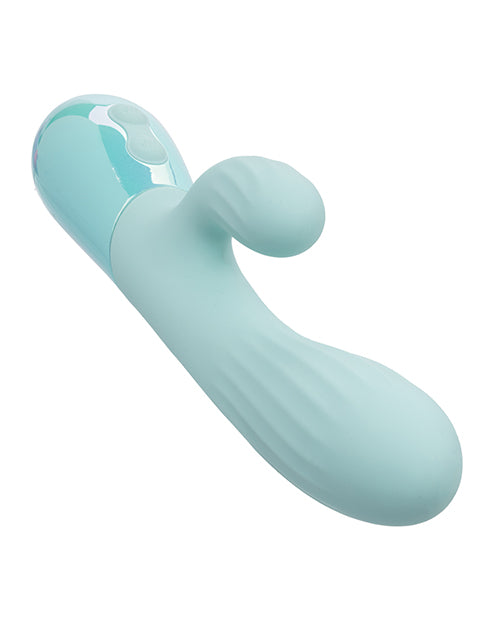 Aura Dual Ripple textured dual stimulation vibrator ergonomic design reflective handle
