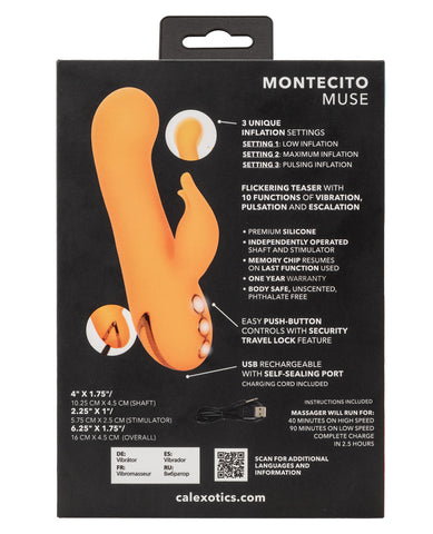 California Dreaming Montecito Muse luxury dual stimulation vibrator specs and features