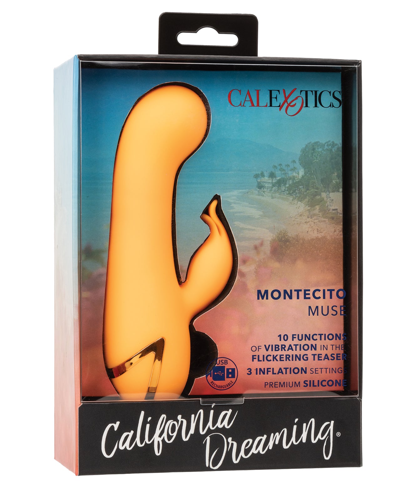 California Dreaming Montecito Muse luxury dual stimulation vibrator boxed