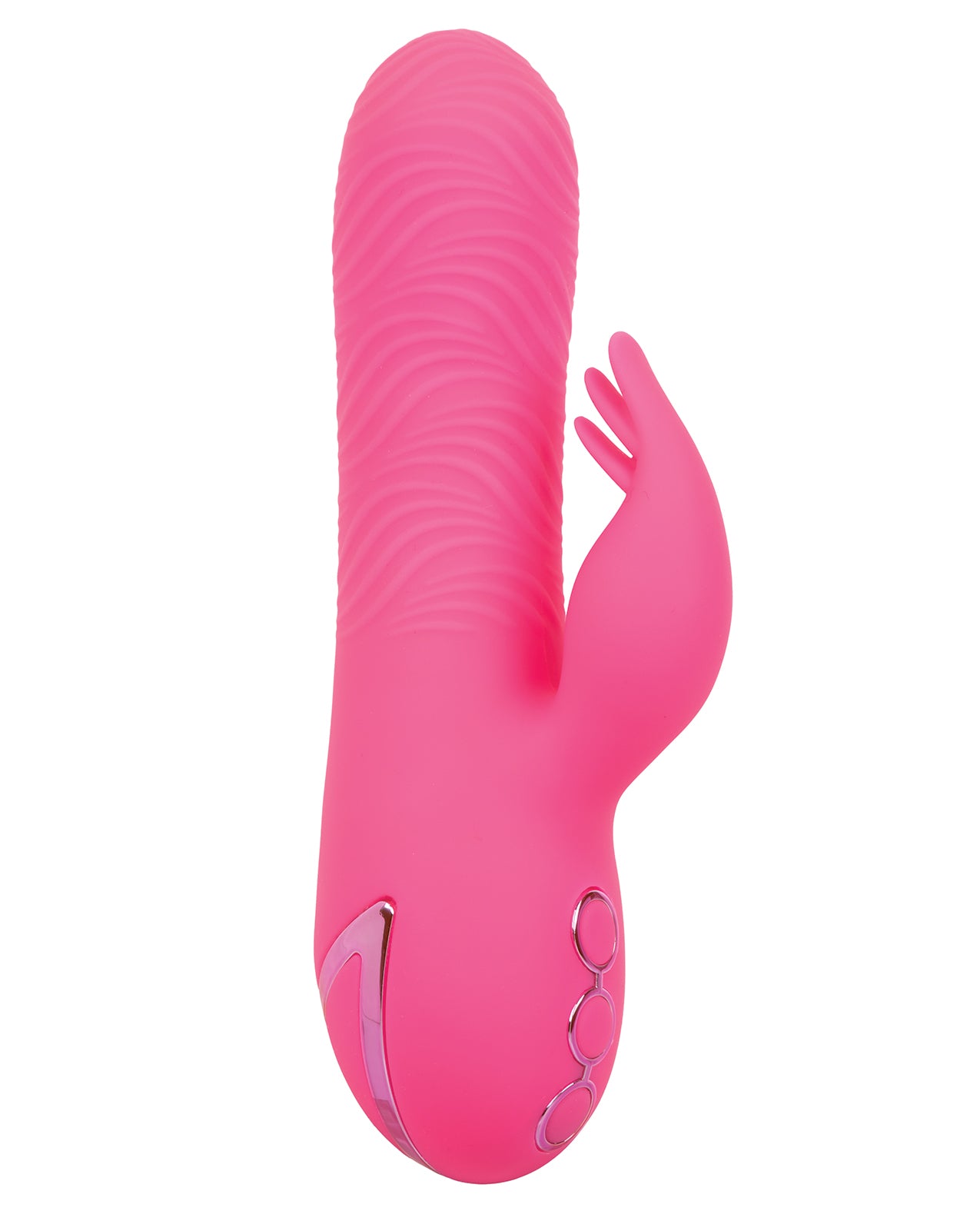 Waterproof California Dreaming Sacramento Sweetie rotating vibrator with external stimulator