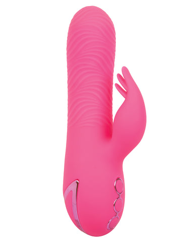 Waterproof California Dreaming Sacramento Sweetie rotating vibrator with external stimulator