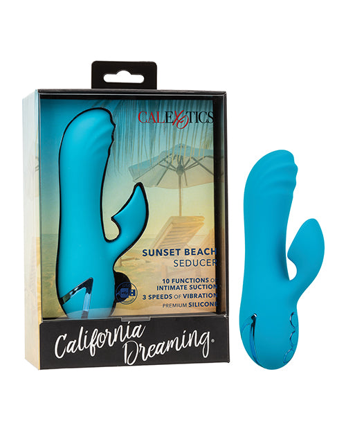 California Dreaming Sunset Beach Seducer curved G-spot vibrator dual motors boxed
